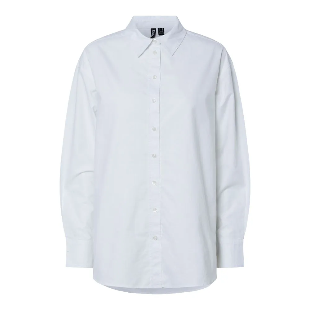 Рубашка с длинным рукавом Pieces Poppy Loose Fit, белый
Рубашка с длинным рукавом Pieces Poppy Loose Fit, белый