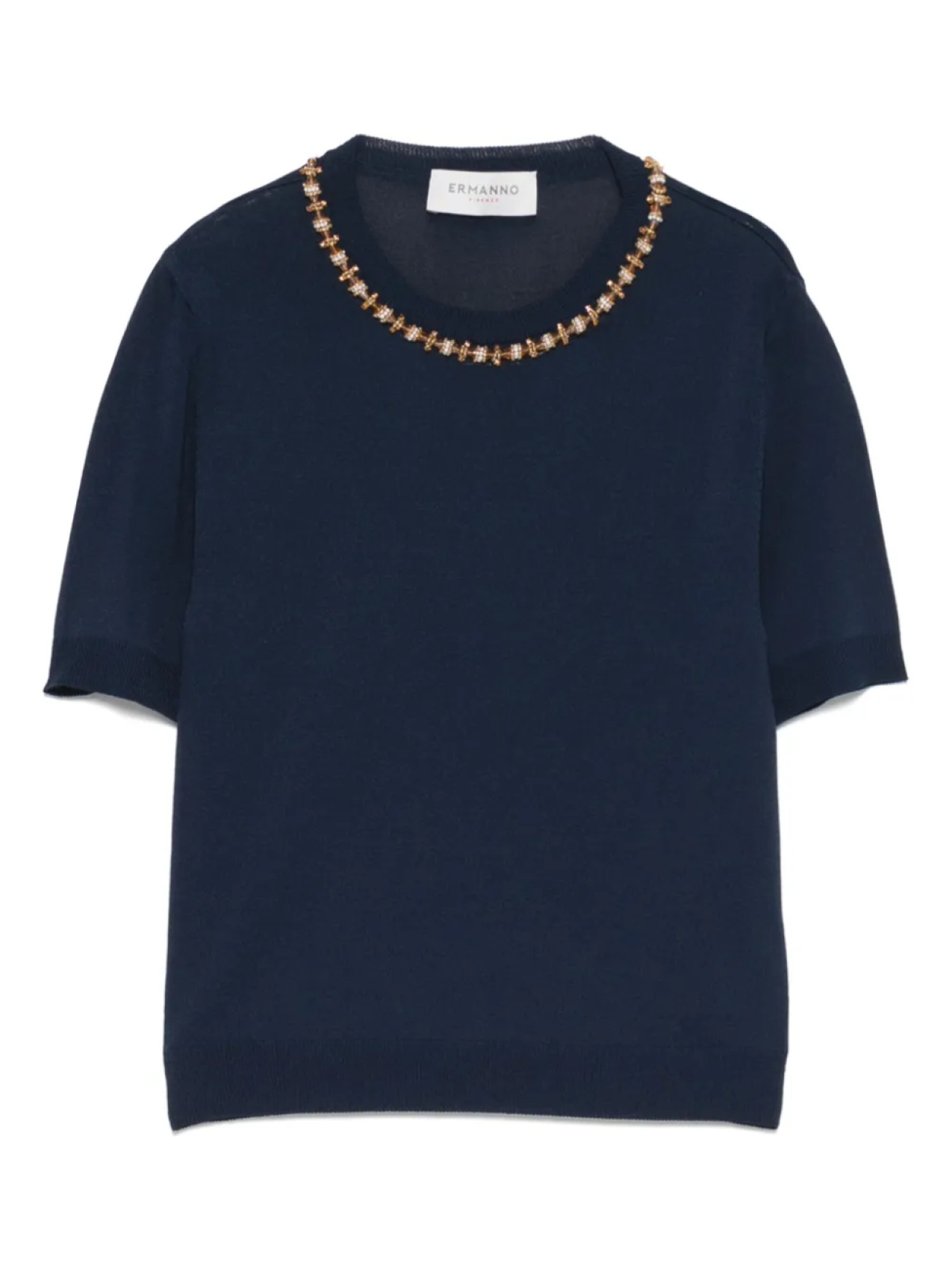Футболка с круглым вырезом ERMANNO FIRENZE, синий
Футболка с круглым вырезом ERMANNO FIRENZE, синий