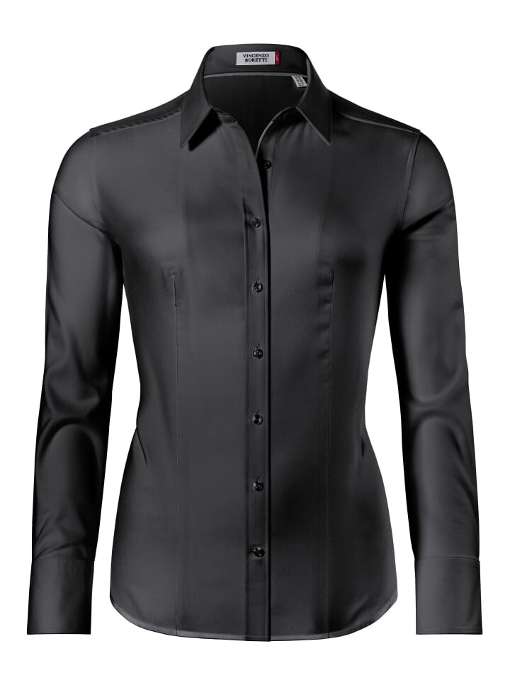 Блуза Vincenzo Boretti leicht tailliert, черный 
Блуза Vincenzo Boretti leicht tailliert, черный