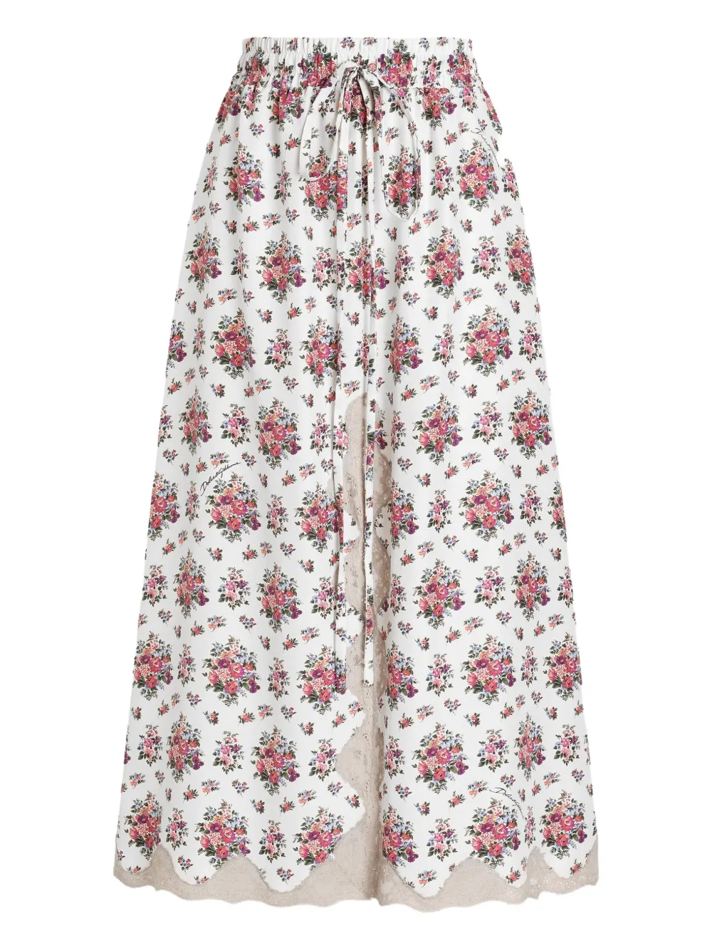 Юбка с цветочным принтом DOLCE & GABBANA, белый
Юбка с цветочным принтом DOLCE & GABBANA, белый