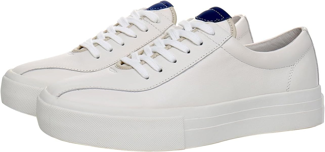 Мужские повседневные модные кроссовки Santimon - натуральная кожа, дышащие, удобные спортивные дерби для мужчин, белый
Мужские повседневные модные кроссовки Santimon - натуральная кожа, дышащие, удобные спортивные дерби для мужчин, белый