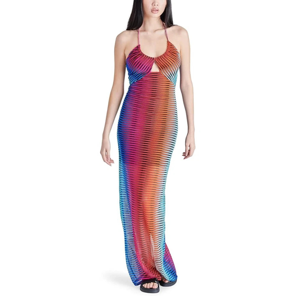 Платье макси Steve Madden Albina, женское, разноцветное, с вырезом-замочной скважиной, KFC180 Steve Madden, Multi
Платье макси Steve Madden Albina, женское, разноцветное, с вырезом-замочной скважиной, KFC180 Steve Madden, Multi