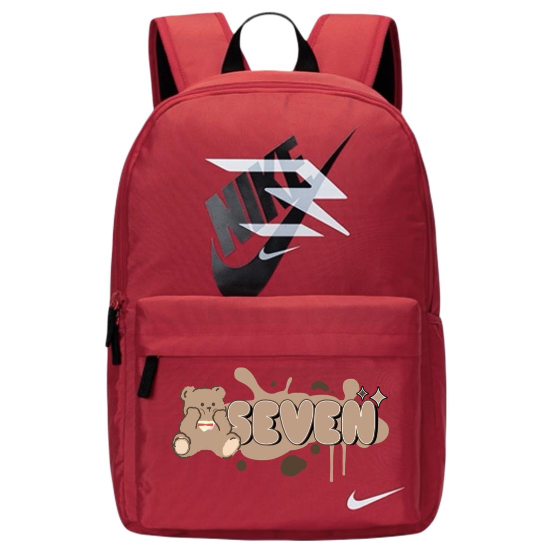 Nike Полиэстеровый рюкзак унисекс красный, Letter Bear
Nike Полиэстеровый рюкзак унисекс красный, Letter Bear