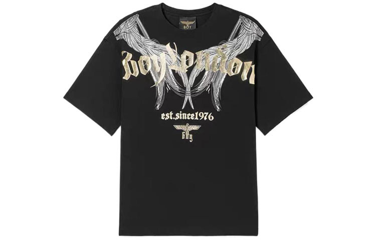 Футболка унисекс черная Boy London, черный
Футболка унисекс черная Boy London, черный