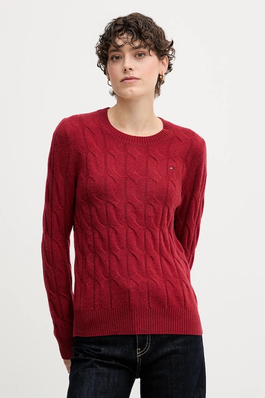 Шерстяной свитер Tommy Hilfiger, бордовый
Шерстяной свитер Tommy Hilfiger, бордовый