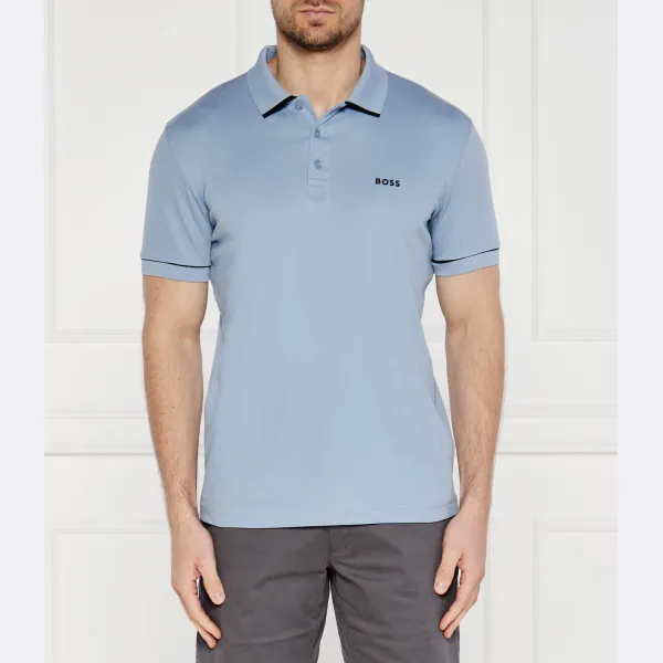 Рубашка-Поло узкого кроя Boss, синий
Рубашка-Поло узкого кроя Boss, синий
