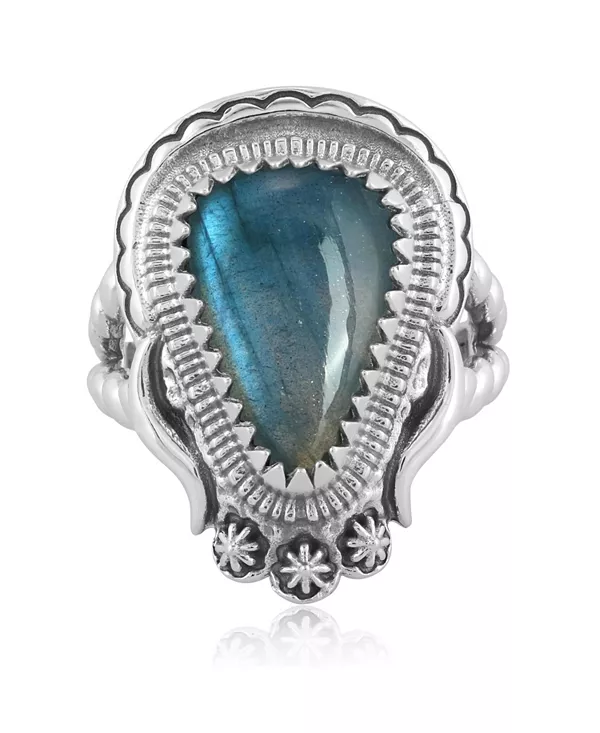 Серебряное кольцо с лабрадоритом, раздвоенная шинка, размер 8 American West Jewelry, labradorite
Серебряное кольцо с лабрадоритом, раздвоенная шинка, размер 8 American West Jewelry, labradorite