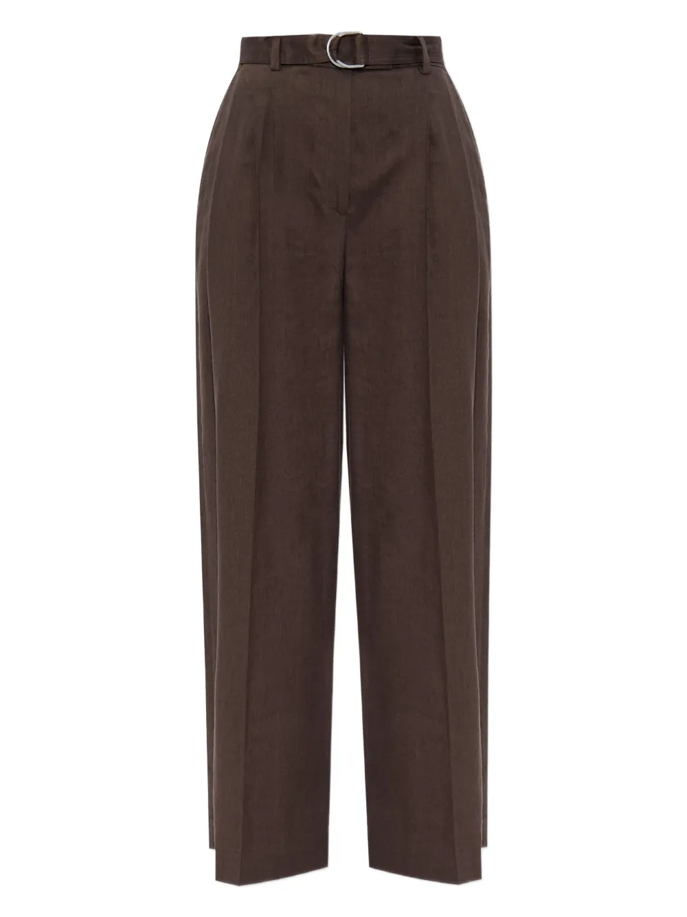 Брюки с высокой талией и поясом Helmut Lang, коричневый
Брюки с высокой талией и поясом Helmut Lang, коричневый