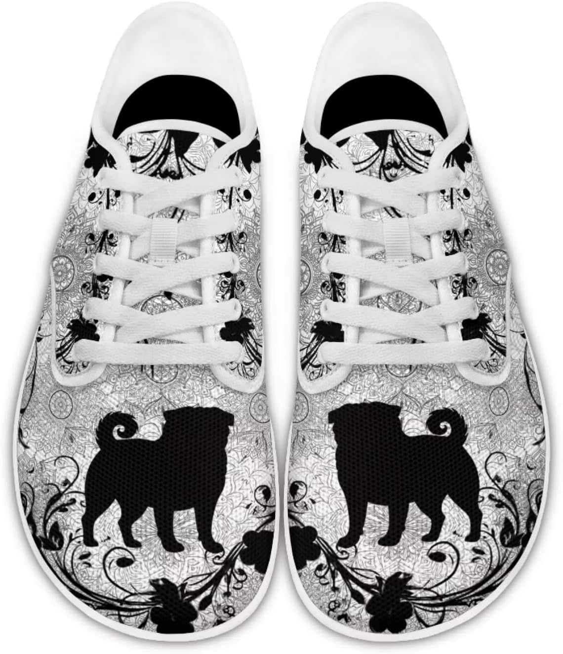 Кроссовки для ходьбы с широким носком, обувь для ходьбы Pointodoor, Pug Boho Mandala
Кроссовки для ходьбы с широким носком, обувь для ходьбы Pointodoor, Pug Boho Mandala