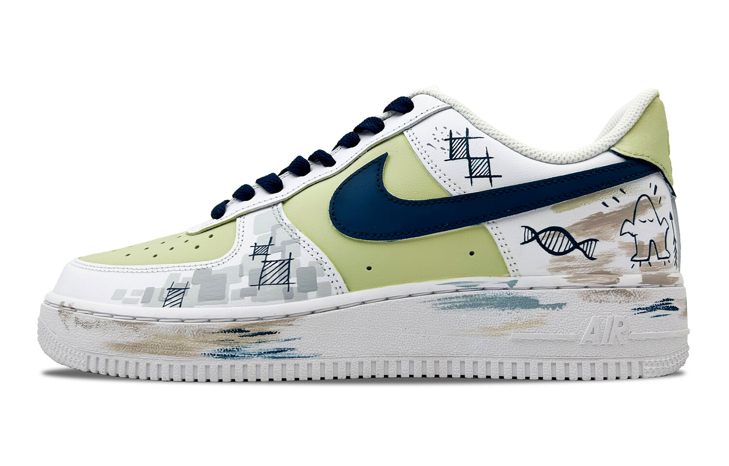 Кроссовки Nike Air Force 1 Skateboarding Shoes Men Low-top Navy Blue, темно-синий
Кроссовки Nike Air Force 1 Skateboarding Shoes Men Low-top Navy Blue, темно-синий