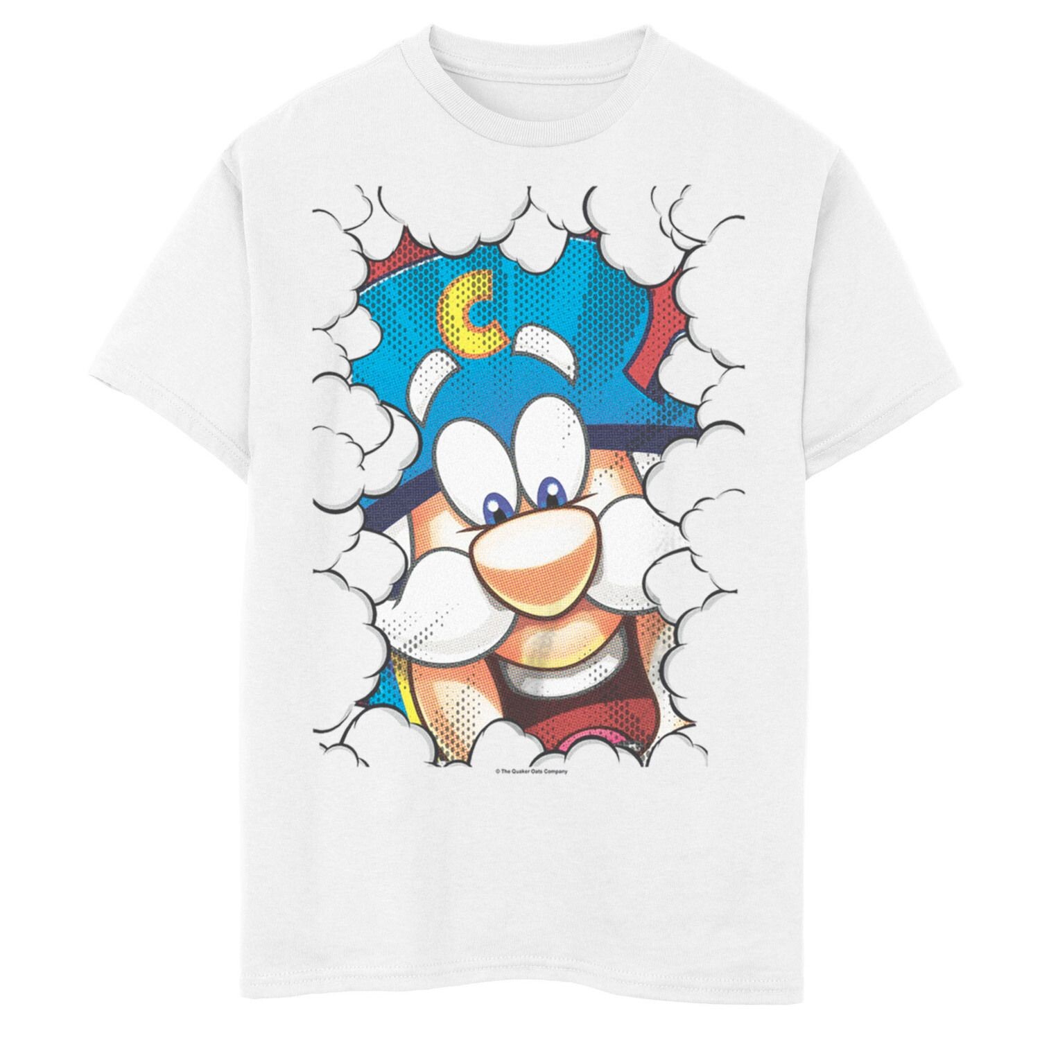 Футболка с рисунком «Капитан Кранч» для мальчиков 8–20 лет, смотрящая сквозь облака Licensed Character
Футболка с рисунком «Капитан Кранч» для мальчиков 8–20 лет, смотрящая сквозь облака Licensed Character