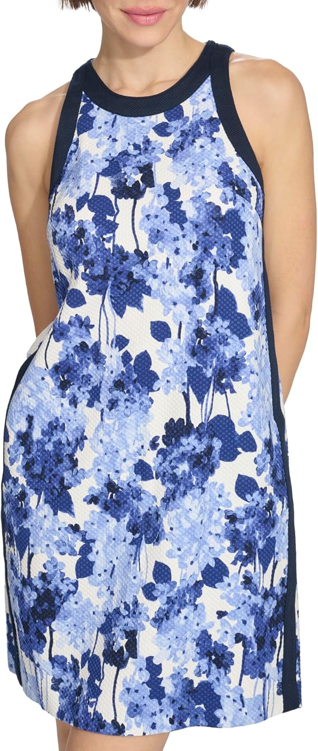 Женское мини-платье без рукавов с высоким воротом от Tommy Hilfiger, Ivory Multi/Sky Captain
Женское мини-платье без рукавов с высоким воротом от Tommy Hilfiger, Ivory Multi/Sky Captain