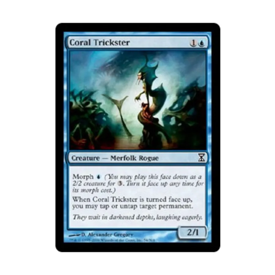 CCG Коралловый Трикстер (C) (Фольга), MTG - Time Spiral
CCG Коралловый Трикстер (C) (Фольга), MTG - Time Spiral