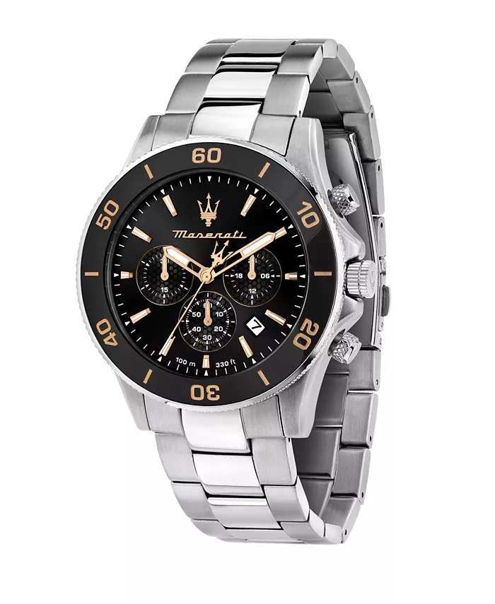 Мужские хронографические часы со стальным браслетом, 43 мм Maserati
Мужские хронографические часы со стальным браслетом, 43 мм Maserati