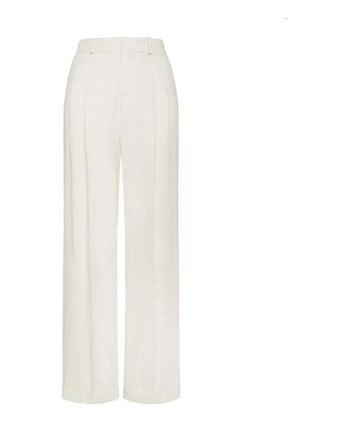 Белые хлопчатобумажные льняные брюки Peuterey, белый
Белые хлопчатобумажные льняные брюки Peuterey, белый