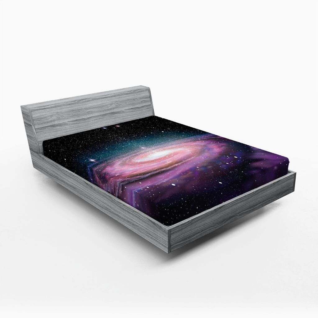 Простыня ABAKUHAUS Galaxy, Спиральная галактика в космосе, Туманность Андромеды, Звездная пыль, Вселенная, астрономический принт, 90 x 200 см, Сиреневый черный
Простыня ABAKUHAUS Galaxy, Спиральная галактика в космосе, Туманность Андромеды, Звездная пыль, Вселенная, астрономический принт, 90 x 200 см, Сиреневый черный