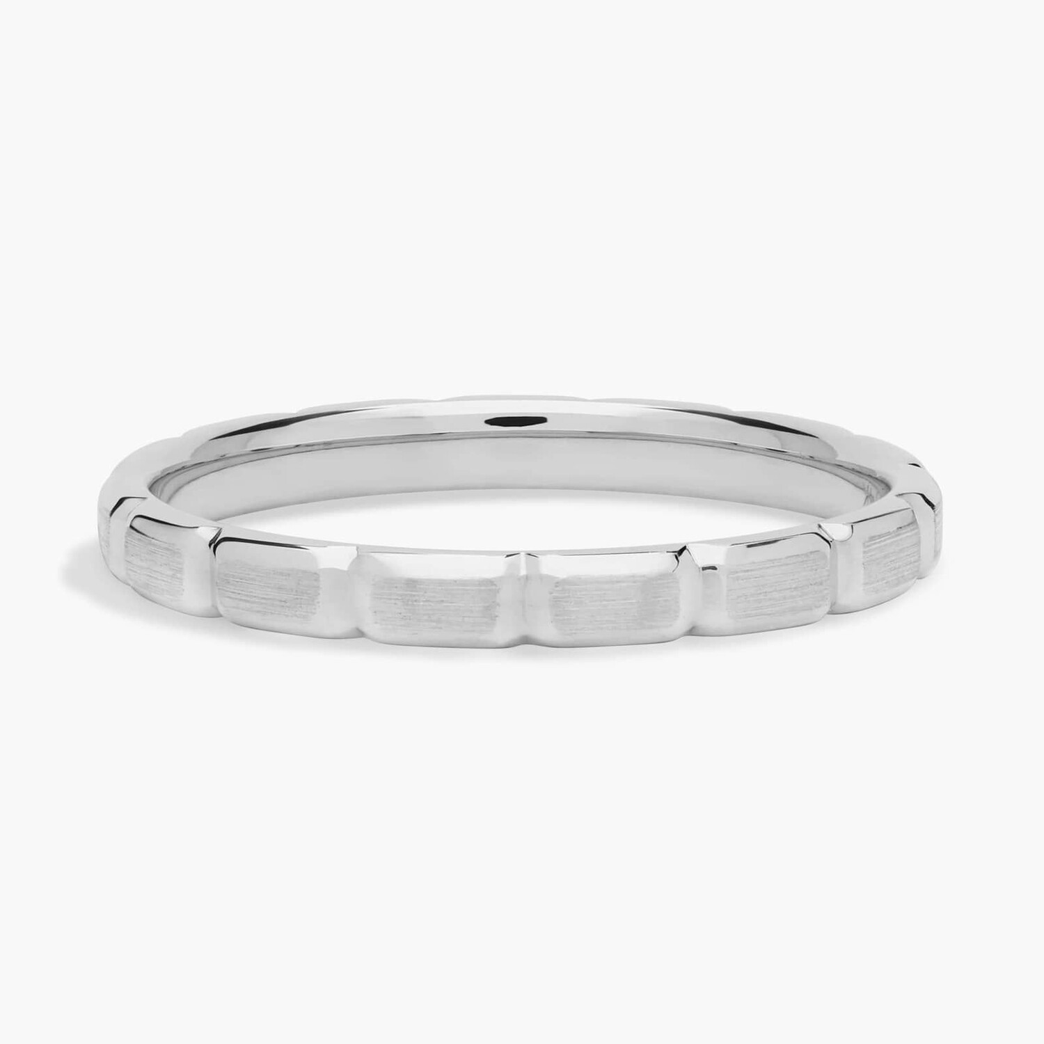 Вертикальный скос, штабелируемый, платиновый (2 мм) Blue Nile
Вертикальный скос, штабелируемый, платиновый (2 мм) Blue Nile