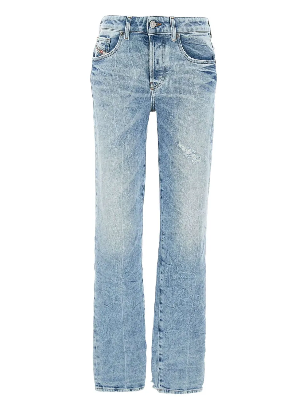 Выцветшие джинсы прямого кроя DIESEL, синий
Выцветшие джинсы прямого кроя DIESEL, синий