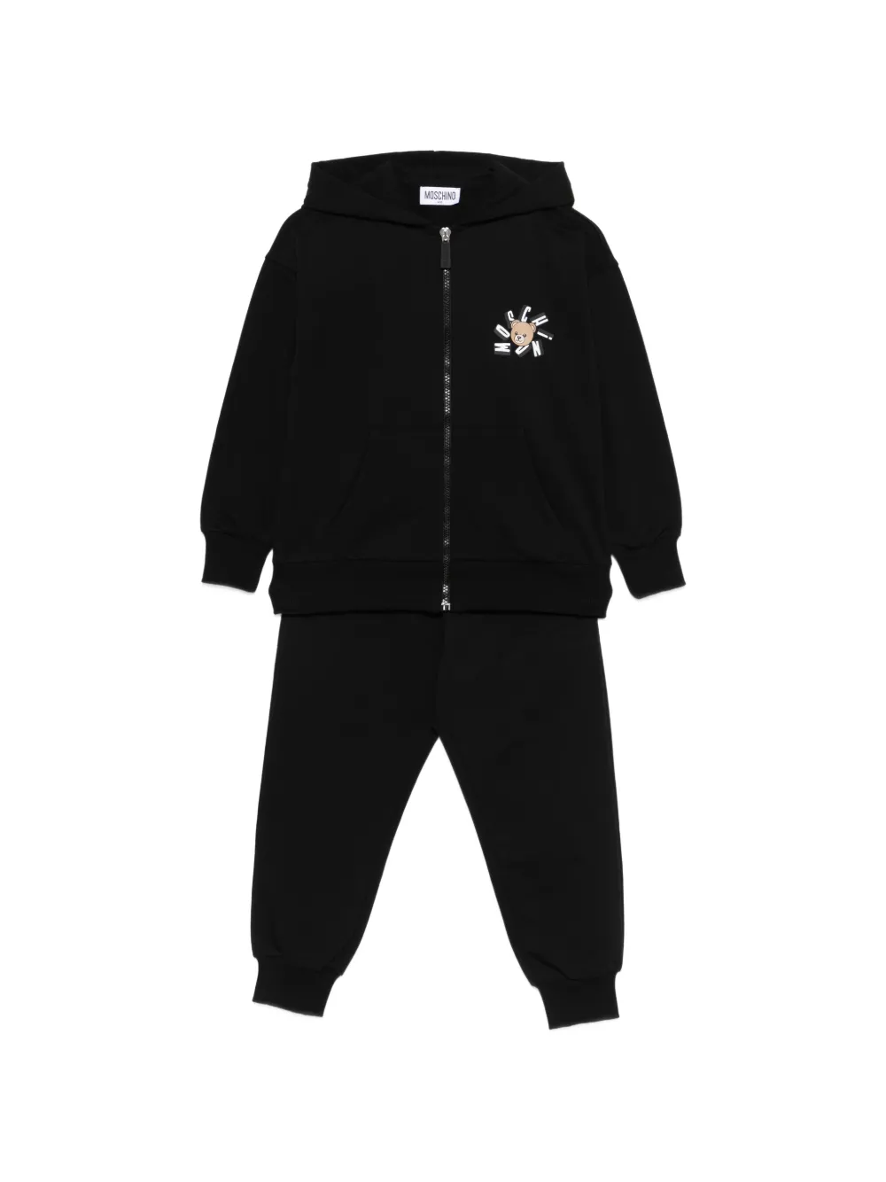 Спортивный костюм с логотипом Moschino Kids, черный
Спортивный костюм с логотипом Moschino Kids, черный