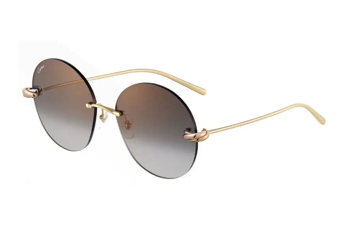 Cartier Металлические круглые солнцезащитные очки унисекс золотые, Gold
Cartier Металлические круглые солнцезащитные очки унисекс золотые, Gold