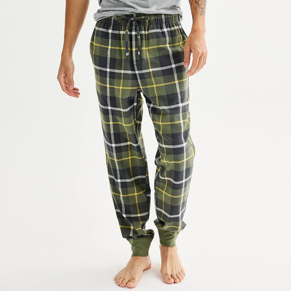 Мужские фланелевые пижамные штаны Sonoma Goods For Life с полосками внизу, цвет Olive Plaid
Мужские фланелевые пижамные штаны Sonoma Goods For Life с полосками внизу, цвет Olive Plaid