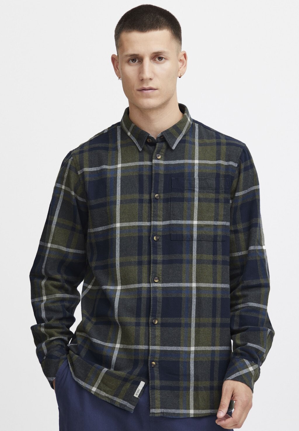 Рубашка SDCRAIG SH Solid, цвет thyme melange 
Рубашка SDCRAIG SH Solid, цвет thyme melange