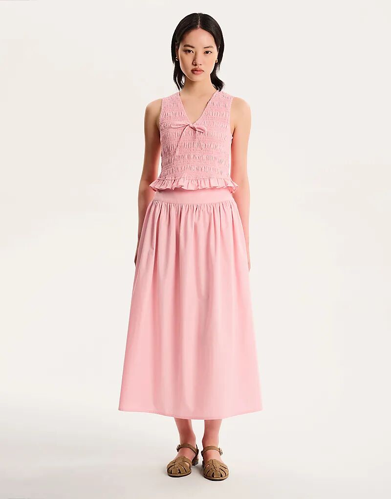 Юбка OMNES Darcie с высокой посадкой и эластичной спинкой, однотонная розовая
Юбка OMNES Darcie с высокой посадкой и эластичной спинкой, однотонная розовая