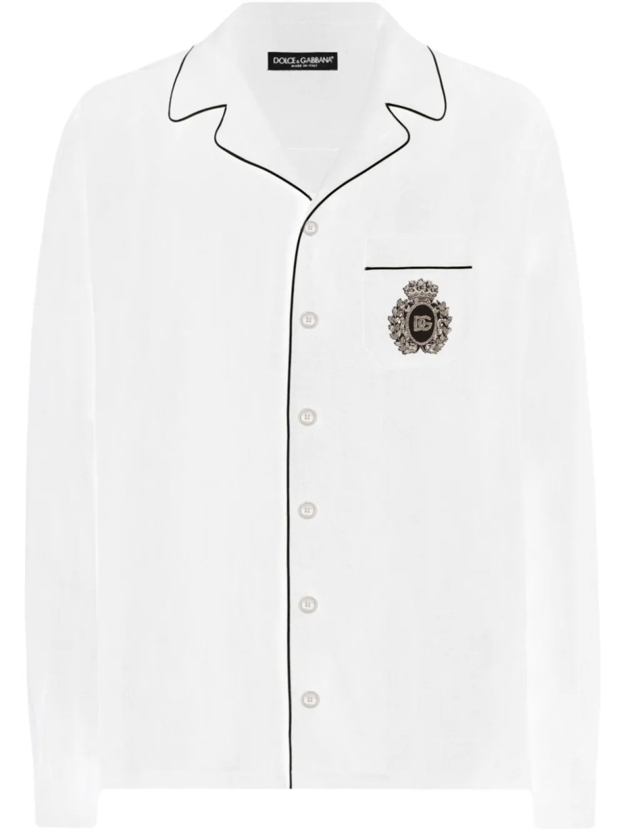 Рубашка с нашивкой-логотипом Dolce & Gabbana, белый
Рубашка с нашивкой-логотипом Dolce & Gabbana, белый