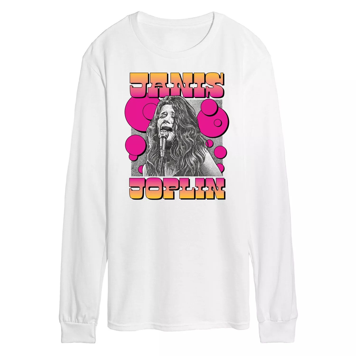 Мужская футболка Janis Joplin с длинными рукавами и рисунком Licensed Character
Мужская футболка Janis Joplin с длинными рукавами и рисунком Licensed Character