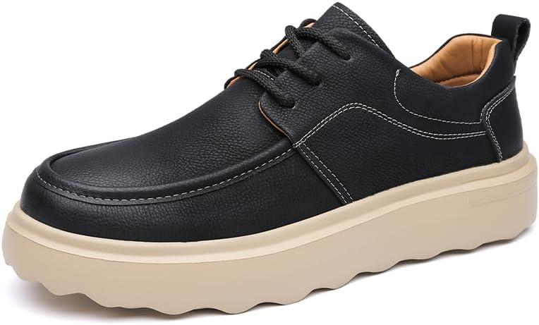 Мужские повседневные туфли, модные, на толстой подошве, в стиле ретро, рабочие, классические, однотонные, противоскользящие, универсальные, на шнуровке, для ходьбы Sfwarmart, черный
Мужские повседневные туфли, модные, на толстой подошве, в стиле ретро, рабочие, классические, однотонные, противоскользящие, универсальные, на шнуровке, для ходьбы Sfwarmart, черный