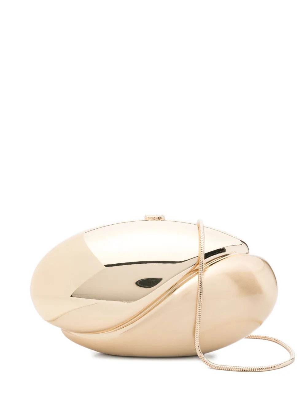 Овальный клатч Ameera с металлическим эффектом Simkhai, золотой
Овальный клатч Ameera с металлическим эффектом Simkhai, золотой