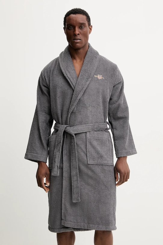 Хлопковый халат Gant, серый
Хлопковый халат Gant, серый