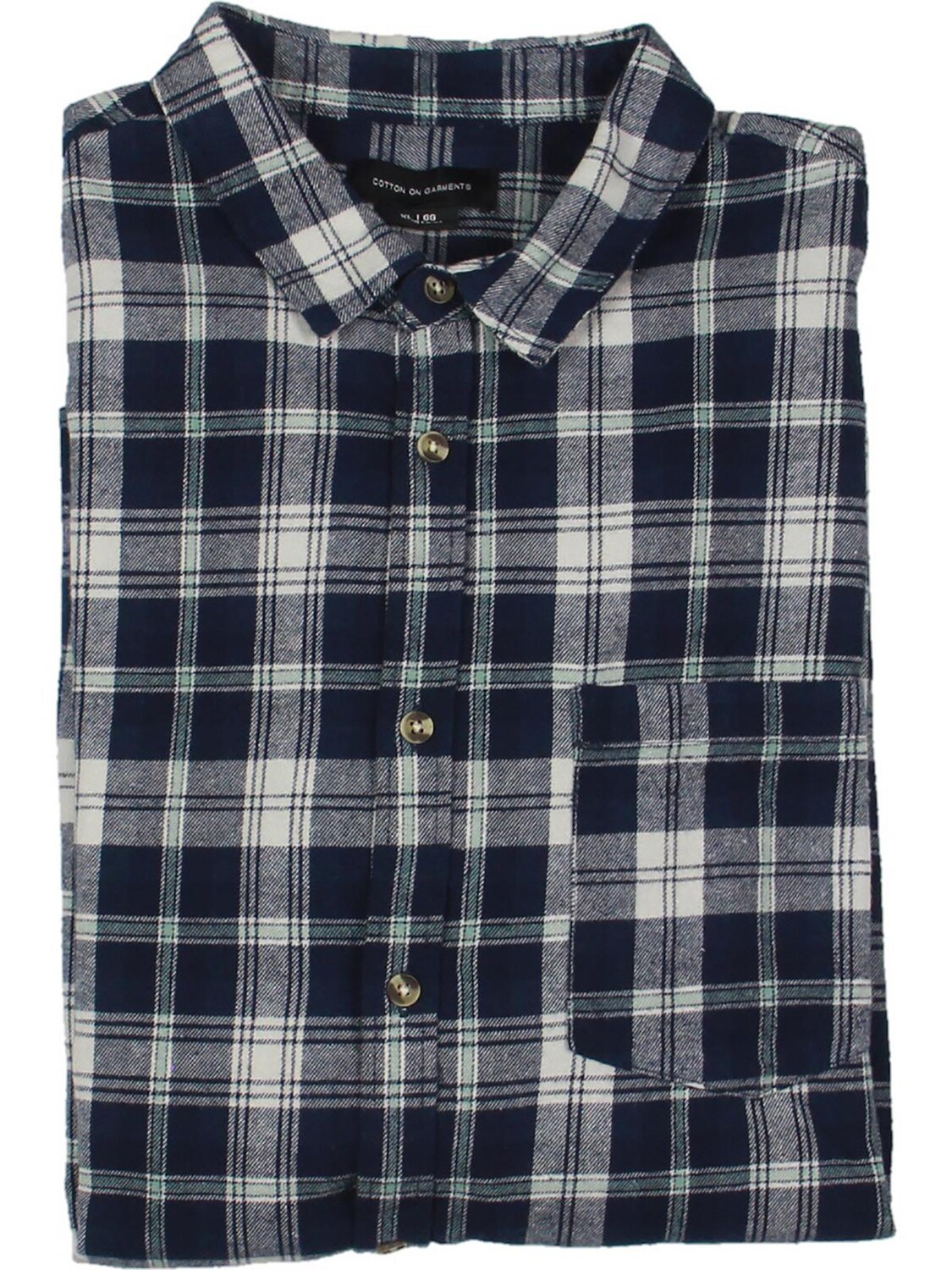 Мужская рубашка на пуговицах с клетчатым воротником Camden Cotton On, цвет Blue Grid Check
Мужская рубашка на пуговицах с клетчатым воротником Camden Cotton On, цвет Blue Grid Check