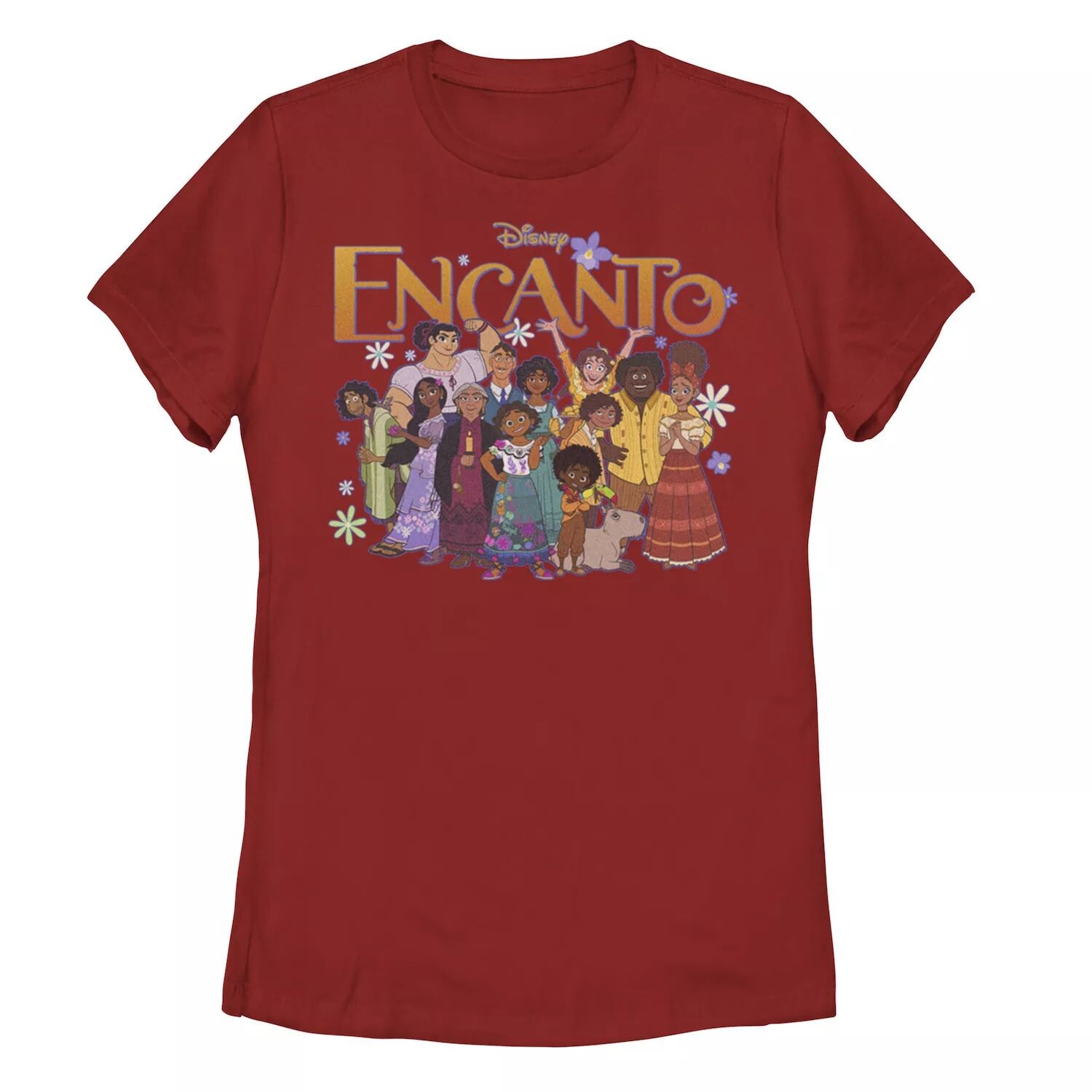Футболка Disney's Encanto Juniors с графическим изображением Family Group Shot Licensed Character
Футболка Disney's Encanto Juniors с графическим изображением Family Group Shot Licensed Character