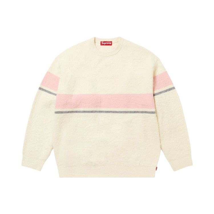 Свитер Supreme Brushed Stripe Sweater, Ivory
Свитер Supreme Brushed Stripe Sweater, Ivory