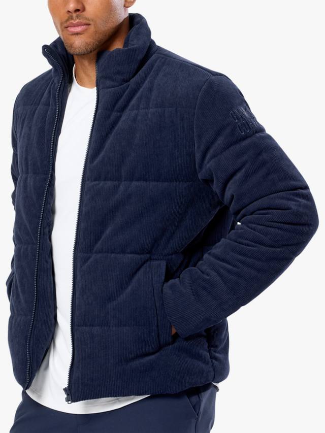 Унисекс пуховик из вельвета Gym+Coffee, Twilight Navy
Унисекс пуховик из вельвета Gym+Coffee, Twilight Navy