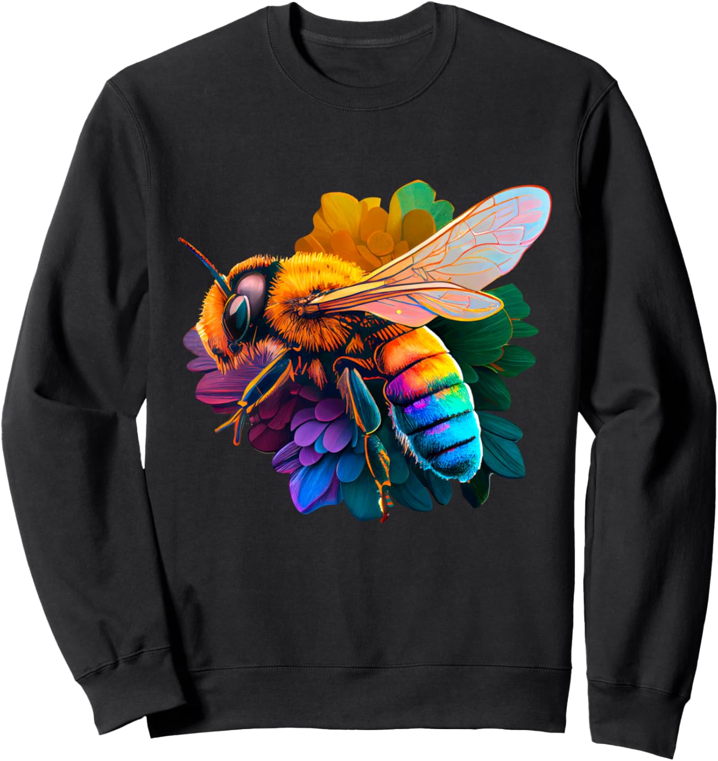 Разноцветные цветы и радужные пчелы. Толстовка Vibrant Nature Insect Rainbow Harmony Garden
Разноцветные цветы и радужные пчелы. Толстовка Vibrant Nature Insect Rainbow Harmony Garden