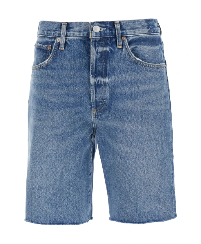 Синие джинсовые шорты с застежкой на пуговицы для женщин Agolde, синий
Синие джинсовые шорты с застежкой на пуговицы для женщин Agolde, синий