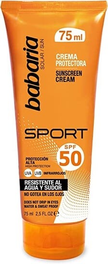 Солнцезащитный крем SPF50 Babaria, Sport Sun
Солнцезащитный крем SPF50 Babaria, Sport Sun