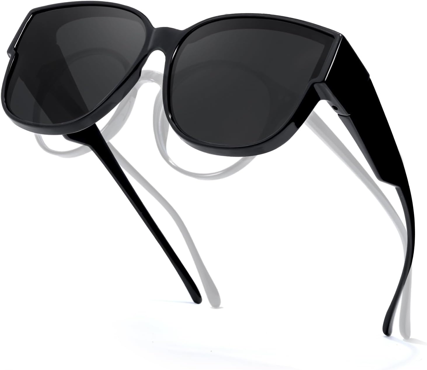 Солнцезащитные очки Myiaur Polarized Fit Over Glasses для женщин - модные солнцезащитные очки, которые надеваются поверх обычных очков, с защитой от УФ-излучения UV400, A1 Black Frame/Grey Lens
Солнцезащитные очки Myiaur Polarized Fit Over Glasses для женщин - модные солнцезащитные очки, которые надеваются поверх обычных очков, с защитой от УФ-излучения UV400, A1 Black Frame/Grey Lens