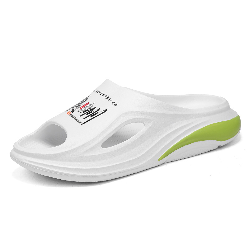 Резиновые тапочки-слайды, устойчивые к истиранию и запаху, мужские DEERWAY, White
Резиновые тапочки-слайды, устойчивые к истиранию и запаху, мужские DEERWAY, White