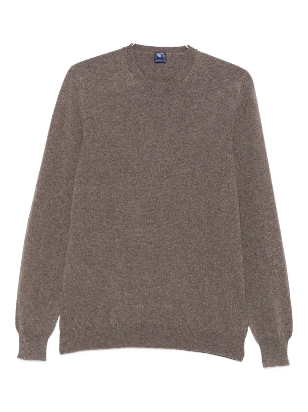 Кашемировый свитер с круглым вырезом Fedeli, коричневый
Кашемировый свитер с круглым вырезом Fedeli, коричневый
