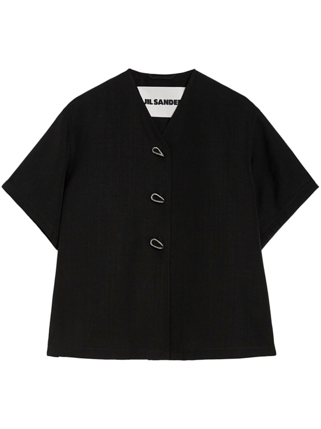 Рубашка с короткими рукавами Jil Sander, черный
Рубашка с короткими рукавами Jil Sander, черный