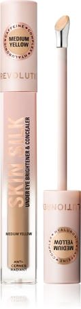 Осветляющий консилер Makeup Revolution Skin Silk Under Eye Brightener & Concealer, Medium Yellow 4 ml
Осветляющий консилер Makeup Revolution Skin Silk Under Eye Brightener & Concealer, Medium Yellow 4 ml