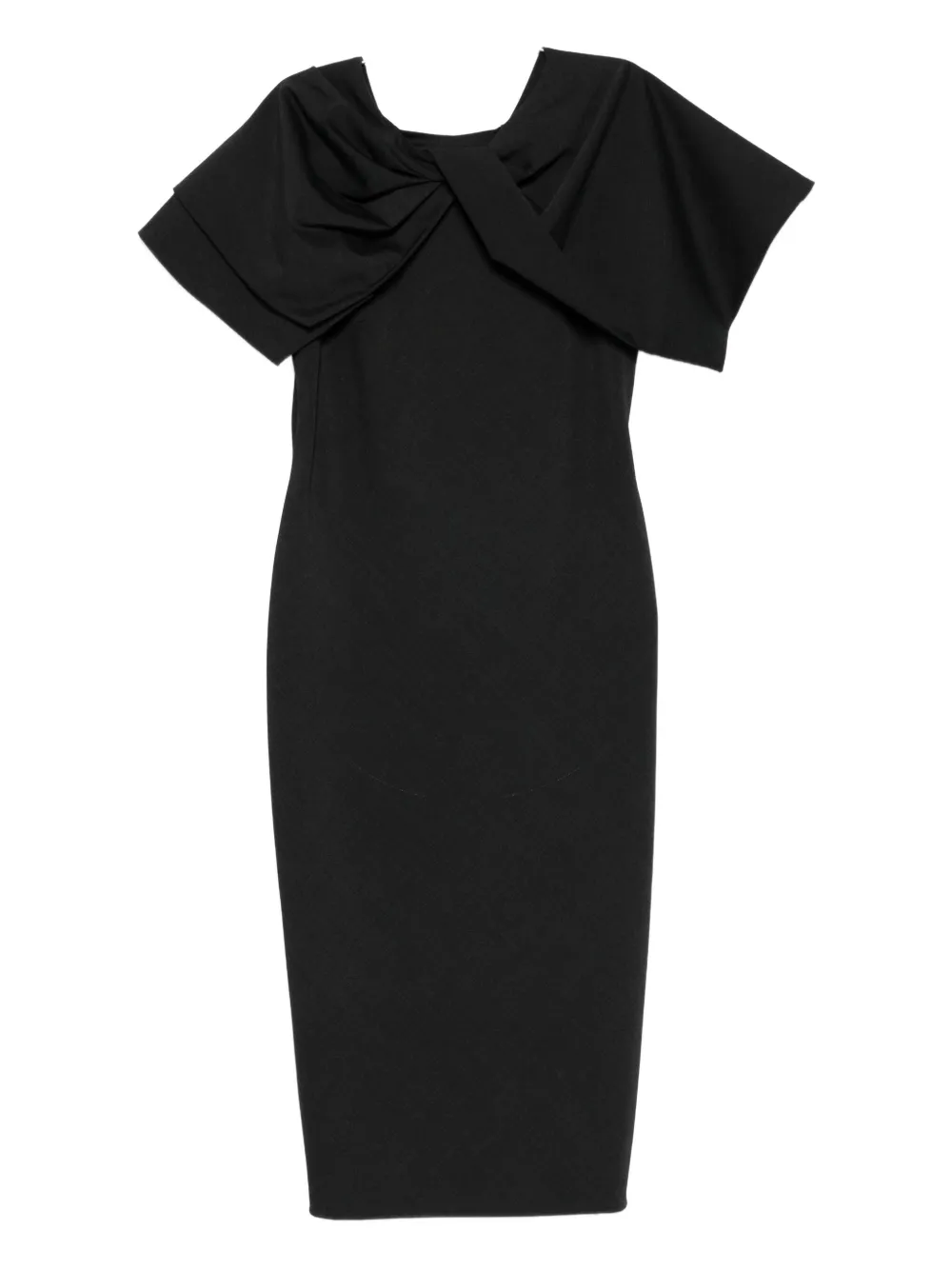 Платье миди с короткими рукавами и бантом Alberta Ferretti, серый
Платье миди с короткими рукавами и бантом Alberta Ferretti, серый