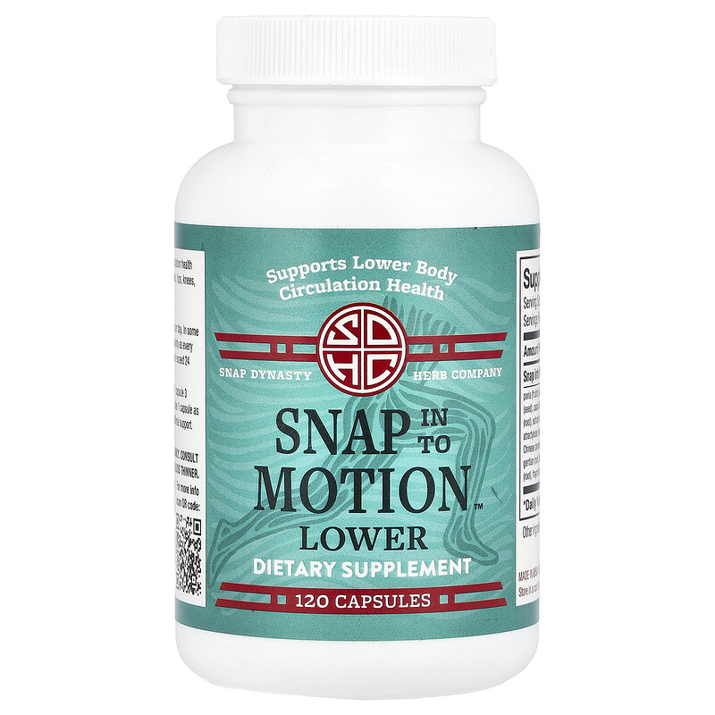 Snap Dynasty, Snap In To Motion Lower, 120 капсул
Snap Dynasty, Snap In To Motion Lower, 120 капсул