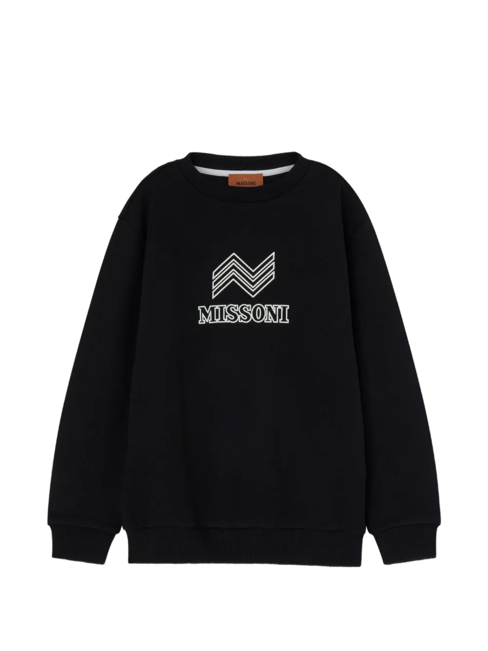 Свитшот с логотипом Missoni Kids, черный
Свитшот с логотипом Missoni Kids, черный