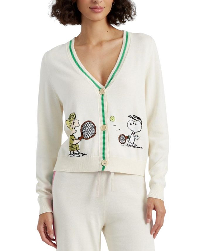 Женский хлопковый кардиган Peanuts Racquet Club Chinti & Parker, белый
Женский хлопковый кардиган Peanuts Racquet Club Chinti & Parker, белый