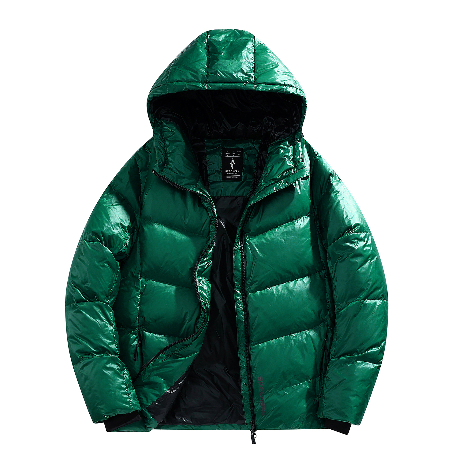 Skechers Ячжуан серия пуховик унисекс, Evergreen 
Skechers Ячжуан серия пуховик унисекс, Evergreen