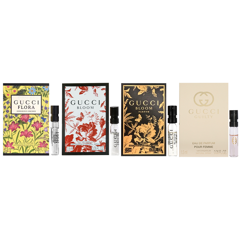 Набор пробников Floral Delight/Dreamy/Sinful Love Collection из четырех флаконов по 1,5 мл GUCCI, dreamy vanilla orchid+floral delight women's intensive+sinful love women's intensive 1.5ml*4
Набор пробников Floral Delight/Dreamy/Sinful Love Collection из четырех флаконов по 1,5 мл GUCCI, dreamy vanilla orchid+floral delight women's intensive+sinful love women's intensive 1.5ml*4